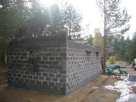 Гараж з керамзитобетону своїми руками (гараж з керамзитобетону) Гараж з керамзитобетону своїми руками