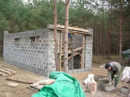 Гараж з керамзитобетону своїми руками (керамзитобетону) Гараж з керамзитобетону своїми руками