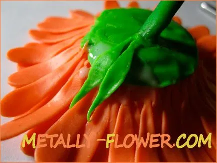 Гербера холодний фарфор - майстер-клас, metally flower (фарфор) Гербера холодний фарфор - майстер-клас, metally flower