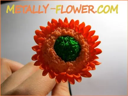 Гербера холодний фарфор - майстер-клас, metally flower (фарфор) Гербера холодний фарфор - майстер-клас, metally flower