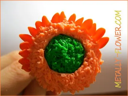 Гербера холодний фарфор - майстер-клас, metally flower (холодний) Гербера холодний фарфор - майстер-клас, metally flower