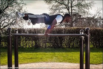 Горизонт на брусах, wolf workout