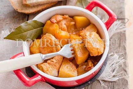 Гуляш з курки з підливою покроковий рецепт з фото (курки) Гуляш з курки з підливою покроковий рецепт з фото