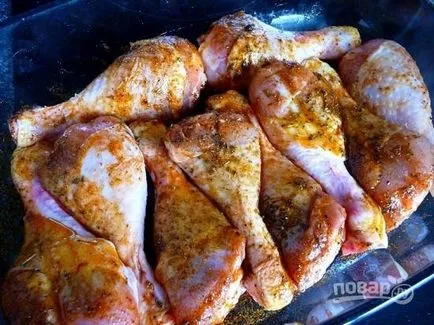 Гомілки курячі в духовці - покроковий рецепт з фото на (курячі) Гомілки курячі в духовці - покроковий рецепт з фото на