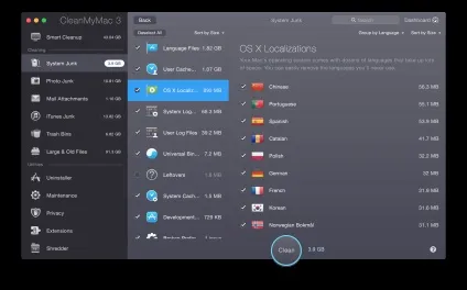 Cleanmymac 3 найкраща утиліта для очищення mac для os x (очищення) Cleanmymac 3 найкраща утиліта для очищення mac для os x