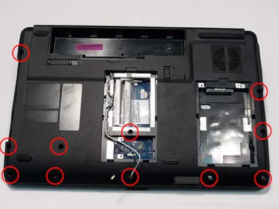 Інструкція з розбирання acer emachines e430, e627, e630