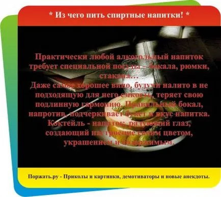З чого пити спиртні напої! (Назва) З чого пити спиртні напої!