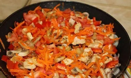 Кабачки, фаршировані куркою і грибами - покроковий рецепт з фото на