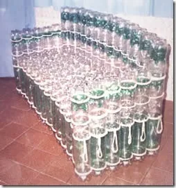 Як з пластикових пляшок зробити диван (як зробити) Як з пластикових пляшок зробити диван