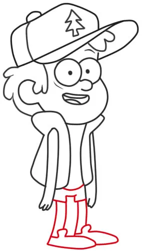 Як намалювати Діппера з gravity falls олівцем поетапно, ❤lessdraw❤ (намалювати) Як намалювати Діппера з gravity falls олівцем поетапно, ❤lessdraw❤