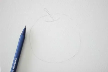 Як намалювати яблуко аквареллю (намалювати яблуко аквареллю) Як намалювати яблуко аквареллю