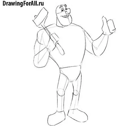 Як намалювати велетня статі баньяна (велетня) Як намалювати велетня статі баньяна