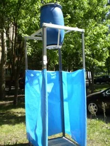 Як побудувати літній душ для дачі з підігрівом і без нього своїми руками (літній душ для дачі фото побудувати своїми руками зробити проект) Як побудувати літній душ для дачі з підігрівом і без нього своїми руками