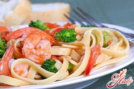 Як приготувати пасту з морепродуктами (креветками) (пасту) Як приготувати пасту з морепродуктами (креветками)