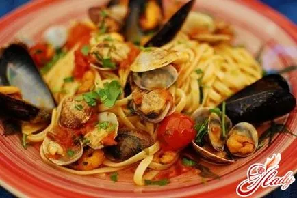 Як приготувати пасту з морепродуктами (креветками) (морепродуктами) Як приготувати пасту з морепродуктами (креветками)