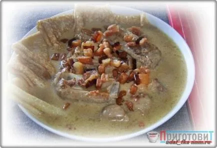 Як приготувати мачанку і млинці (або маканку) покроковий рецепт з фото (Мачанка) Як приготувати мачанку і млинці (або маканку) покроковий рецепт з фото