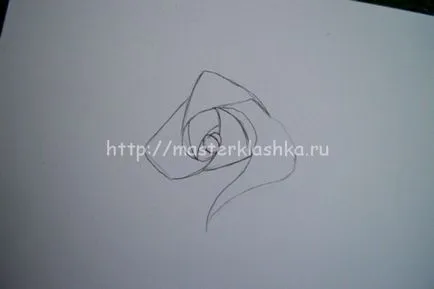Як малюється троянда, мастерклашка