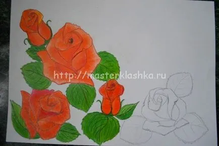 Як малюється троянда, мастерклашка
