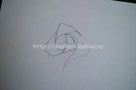 Як малюється троянда, мастерклашка