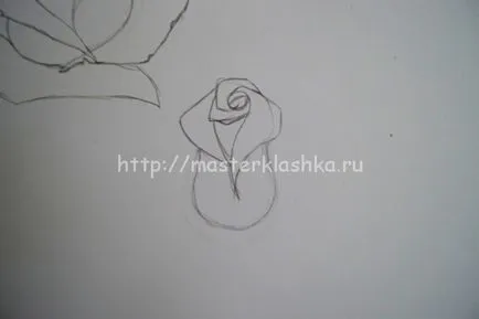 Як малюється троянда, мастерклашка