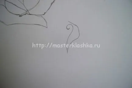 Як малюється троянда, мастерклашка