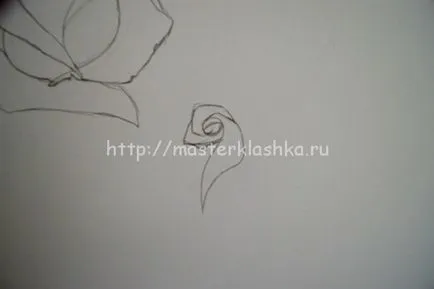 Як малюється троянда, мастерклашка