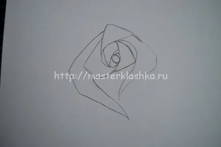 Як малюється троянда, мастерклашка