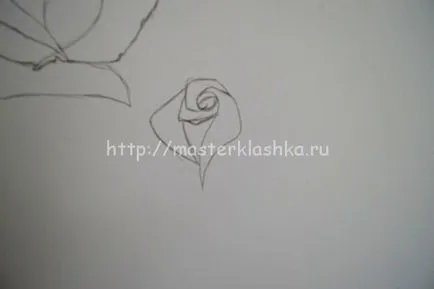 Як малюється троянда, мастерклашка