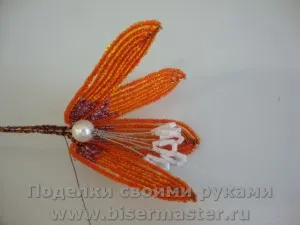Як зробити з бісеру рябчик імператорський або царська корона, бісер майстер