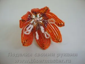 Як зробити з бісеру рябчик імператорський або царська корона, бісер майстер
