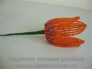 Як зробити з бісеру рябчик імператорський або царська корона, бісер майстер