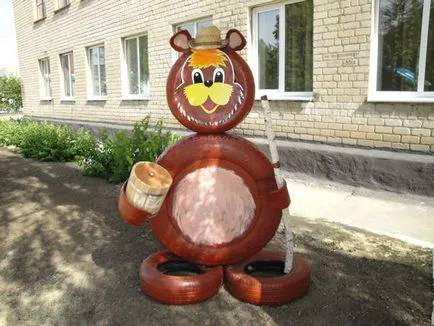 Як зробити ведмедя з шин покрокова інструкція (ведмедя) Як зробити ведмедя з шин покрокова інструкція