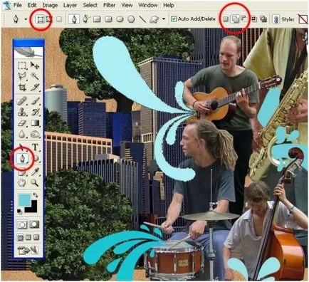 Як зробити фотомонтаж в photoshop (Додайте новий шар) Як зробити фотомонтаж в photoshop