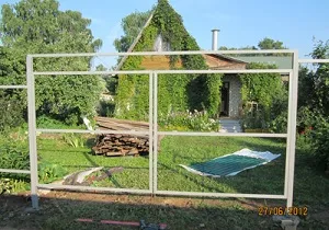 Як зробити розсувні ворота своїми руками (орні ворота своїми руками) Як зробити розсувні ворота своїми руками