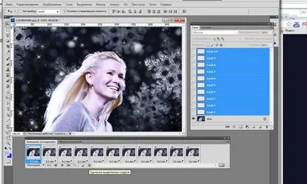 Як зробити падаючий сніг в фотошопі (падаючий сніг анімація) Як зробити падаючий сніг в фотошопі