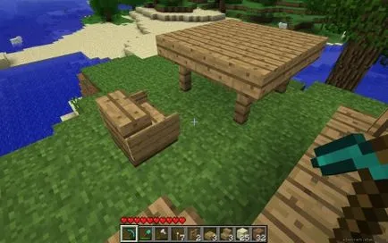 Як зробити стілець в minecraft будівництво меблів