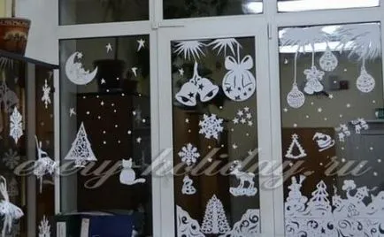 Як прикрасити школу до нового року 2018 своїми руками
