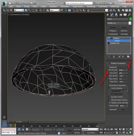 Як зменшити кількість полігонів в 3d max (кількість) Як зменшити кількість полігонів в 3d max