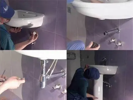 Як встановити раковину тюльпан (водопроводу своїми руками) Як встановити раковину тюльпан