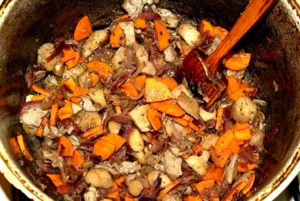 Картопля з грибами і овочами - покроковий рецепт (картопля) Картопля з грибами і овочами - покроковий рецепт