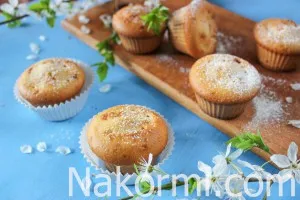 Кекси зі згущеним молоком всередині рецепт з фото