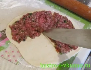 Китайські коржі з мясом - покроковий рецепт з фото, швидко і смачно