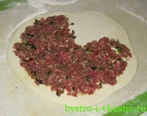 Китайські коржі з мясом - покроковий рецепт з фото, швидко і смачно