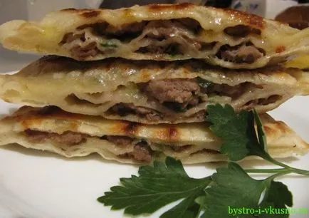 Китайські коржі з мясом - покроковий рецепт з фото, швидко і смачно