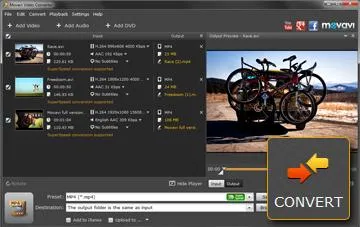 Конвертувати avchd в mp4