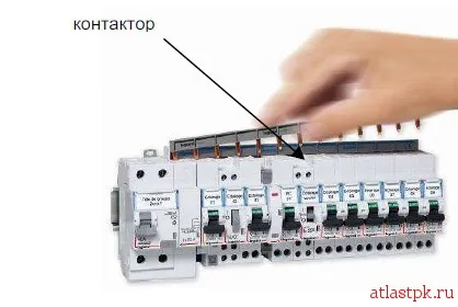 Контактор - коротка характеристика, область застосування