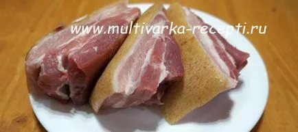 Копчене сало в мультиварці (з рідким димом) (сало в мультиварці з рідким димом) Копчене сало в мультиварці (з рідким димом)