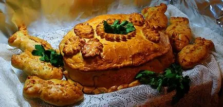 Кулеб'яка, старий рецепт і історія (старий) Кулеб'яка, старий рецепт і історія