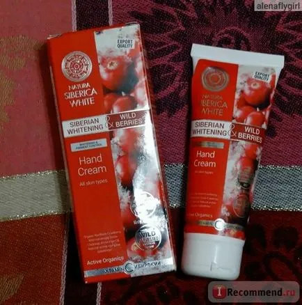 Крем для рук natura siberica siberian whitening & amp; wild berries - «крем з відбілюючим ефектом (siberica) Крем для рук natura siberica siberian whitening & amp; wild berries - «крем з відбілюючим ефектом