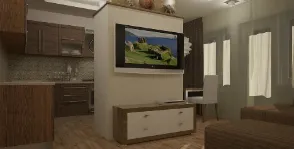 Кухня зі спальним місцем
